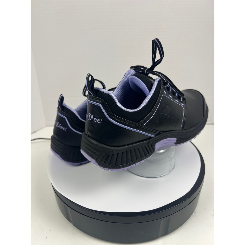 Orthofeet Women's 10M Black Purple Comfort Orthopedic Athletic Walking Shoes - Picture 7 of 17